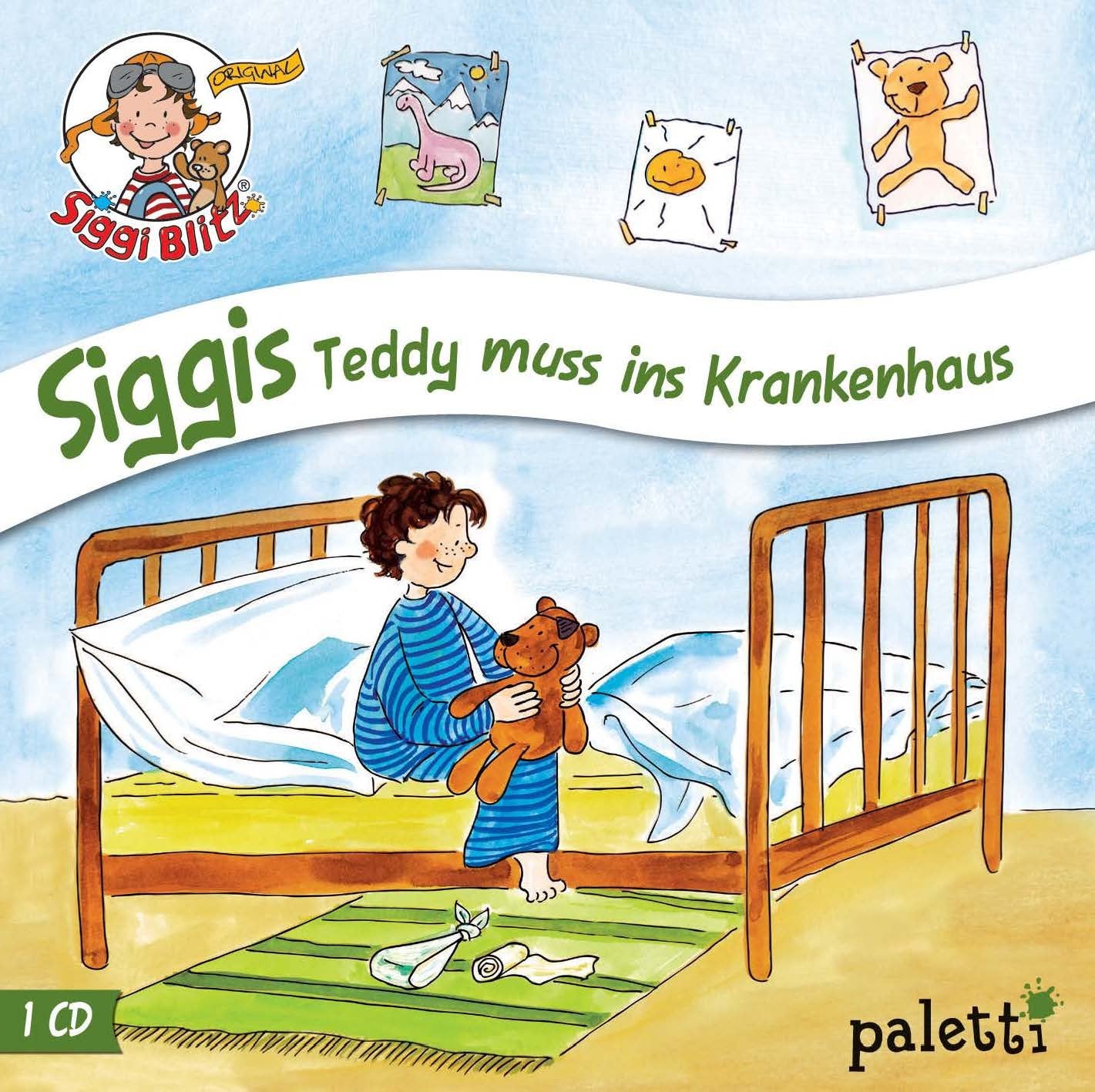 Kinder CD Siggi Blitz - Siggis Teddy muss ins Krankenhaus Hörspiel Books