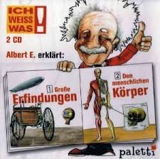 Hörbuch*Serie ich weiss was *Albert E. erklärt*große ERfindungen+der menschliche Körper*2 CD+s Books
