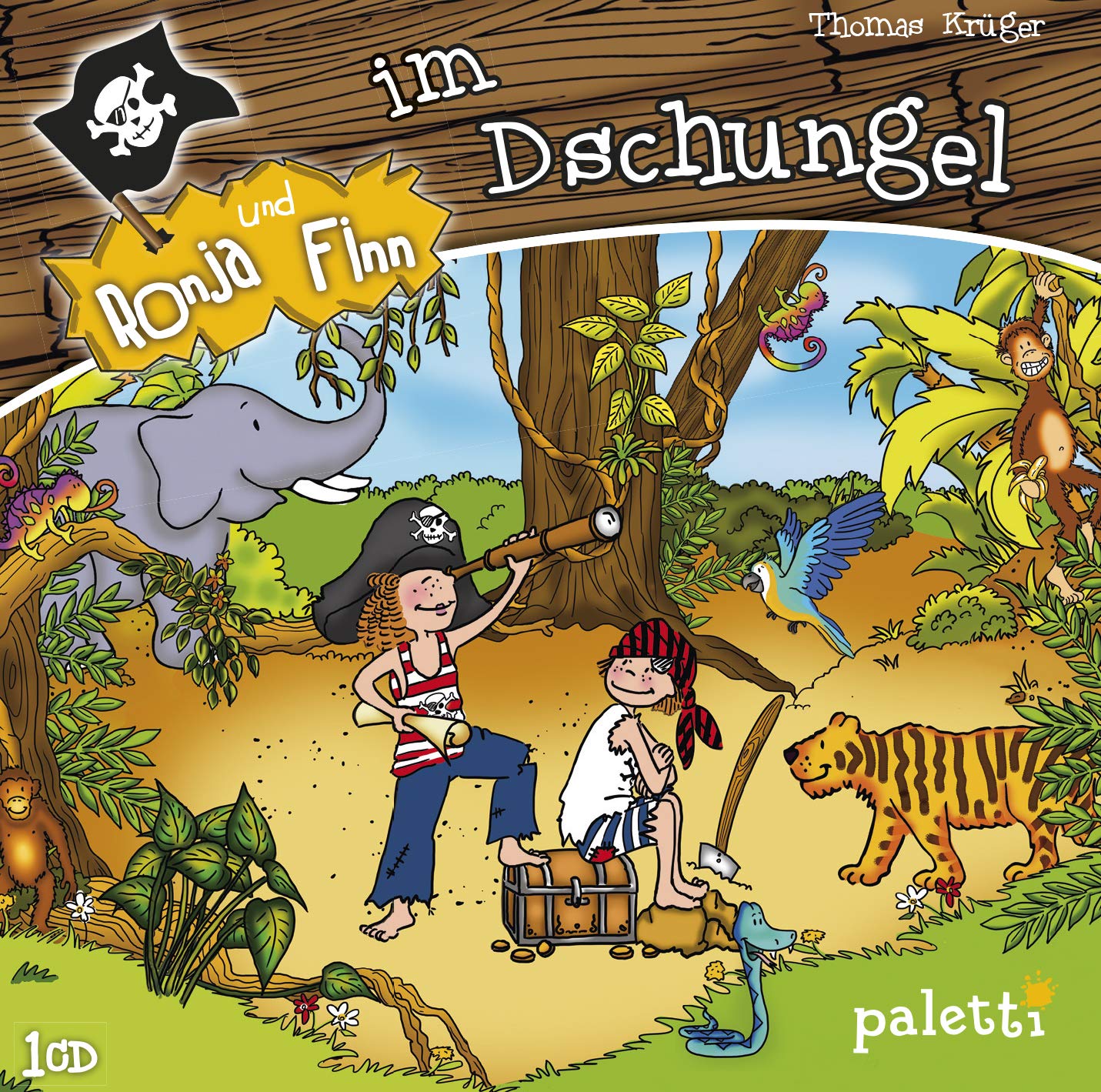 Kinder CD Ronja & Finn im Dschungel Piraten Hörspiel Books