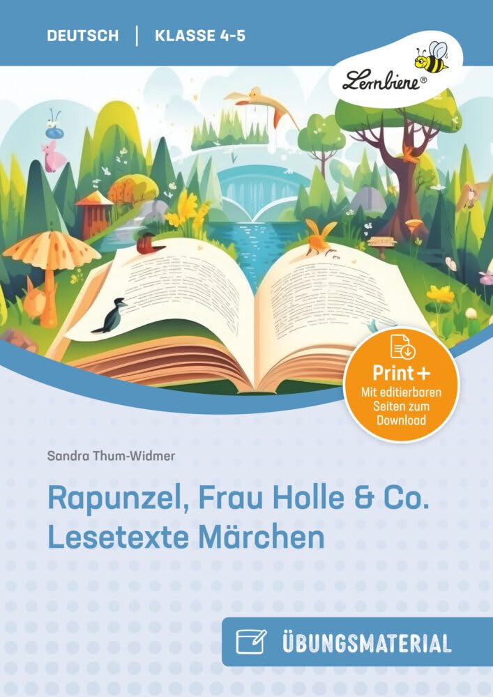 Rapunzel, Frau Holle & Co. Lesetexte Märchen: (4. und 5. Klasse) Professional & Reference Books
