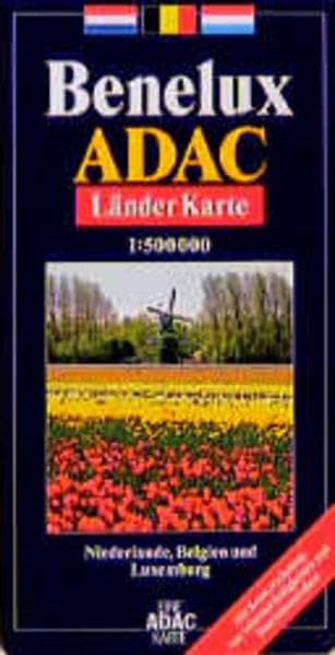ADAC Karte, Benelux (ADAC Länderkarten) Maps & Plans