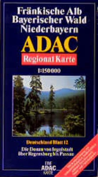 ADAC Karte, Fränkische Alb, Bayerischer Wald Maps & Plans