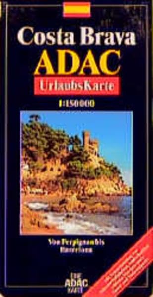 ADAC Karte, Costa Brava (ADAC-Karten Spanien / 1:150000) Maps & Plans