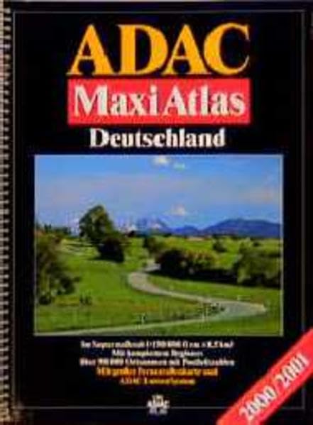 ADAC Maxi-Atlas Deutschland 2000/2001 Geology & Geography Books