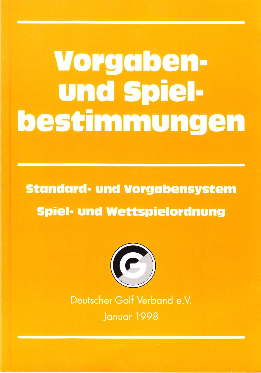 Vorgaben- und Spielbestimmungen. Standard- und Vorgabensystem. Spiel- und Wettspielordnung Leisure & Fun