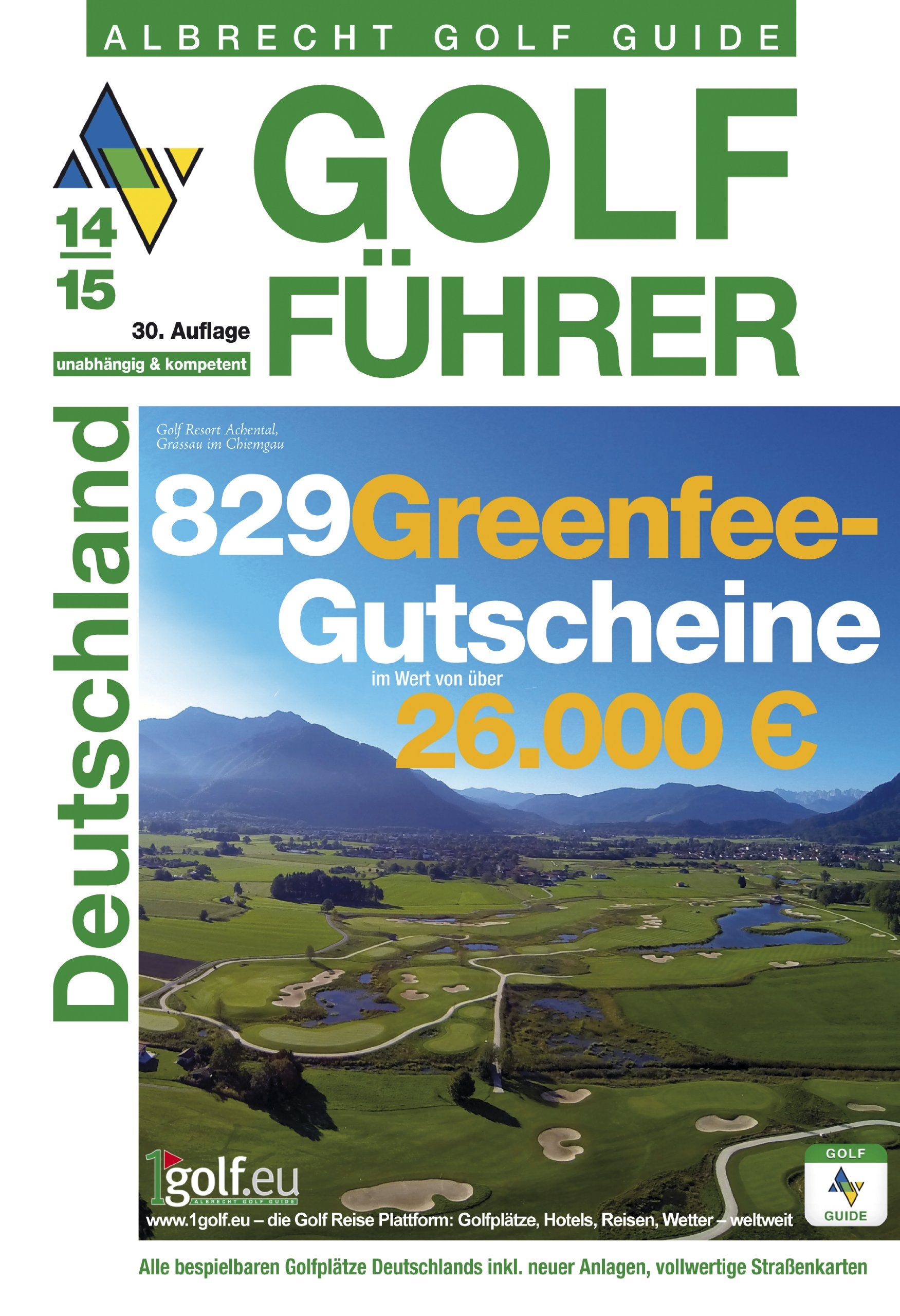 Albrecht Golf Guide Golf Führer Deutschland 14/15 Books