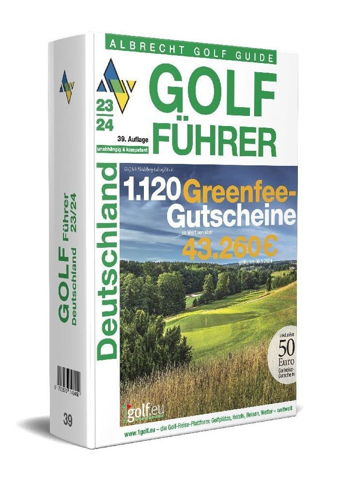 Albrecht Golf Führer Deutschland 23/24 inklusive Gutscheinbuch Travel Guides