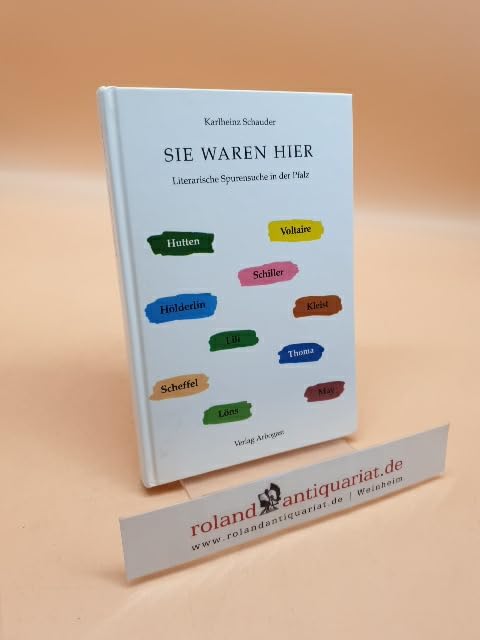 Sie waren hier - literarische Spurensuche in der Pfalz Professional & Reference Books