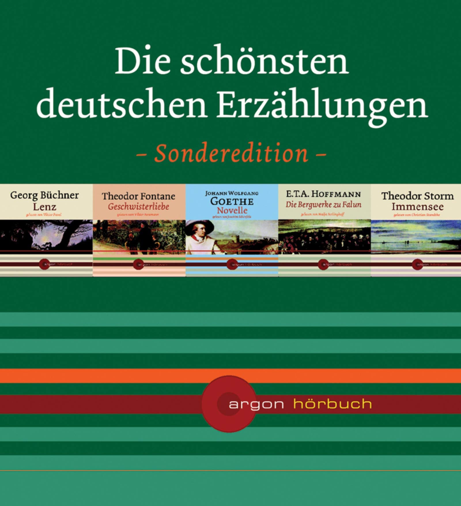 Danke-Edition 3 mit 5 Titeln im Schuber: Die schönsten deutschen Erzählungen (Hoffmann, Bergwerke /Goethe, Novelle /Büchner, Lenz /Fontanee, Geschwisterliebe /Storm, Immensee) Classics