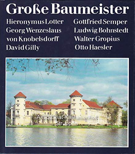 Grosse Baumeister Books