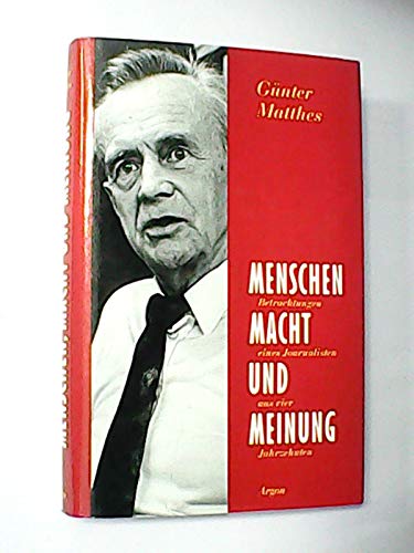 Menschen, Macht und Meinung Books
