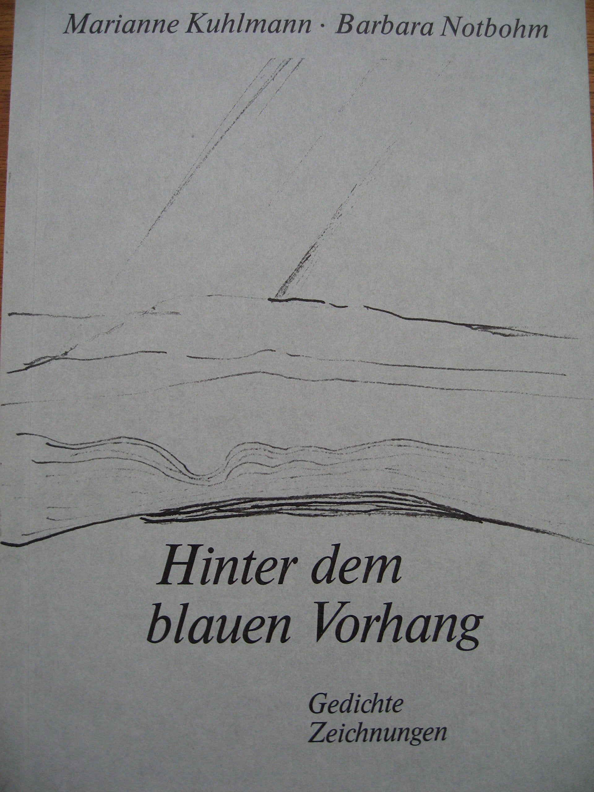 Hinter dem blauen Vorhang. Gedichte - Zeichnungen Books