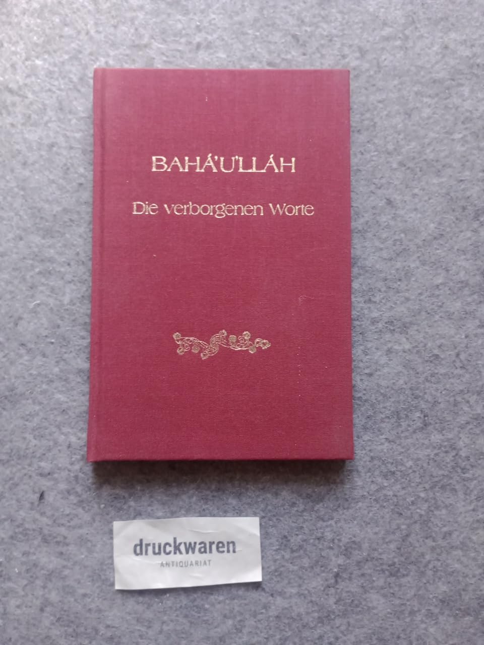 Die verborgenen Worte Second hand books on Religion & Esotericism