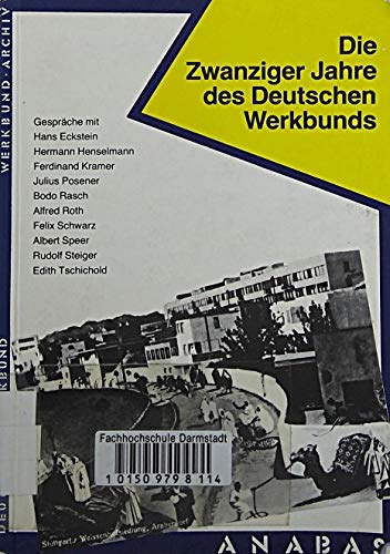 Die Zwanziger Jahre des Deutschen Werkbunds (Werkbund-Archiv) Books