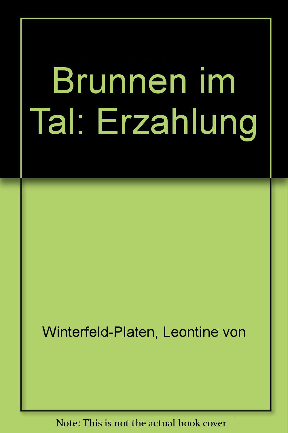 Brunnen im Tal Books