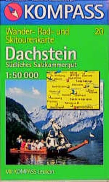 Kompass Karten, Dachstein, Südliches Salzkammergut: Mit Kurzführer. 1:50000 (KOMPASS Wanderkarte) Maps & Plans