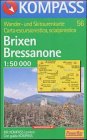 Brixen /Bressanone: Mit Kurzführer und alpinen Skirouten. Dt. /Ital. 1:50000 (KOMPASS Wanderkarte) Maps & Plans