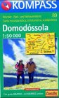 Domodossola: Mit Kurzführer und alpinen Skirouten. Dt. /Ital. 1:50000 (KOMPASS Wanderkarte) Maps & Plans
