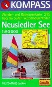 Neusiedler See: Mit Kurzführer, Radwegen und Tips für Surfer. 1:50000 (KOMPASS Wanderkarte) Maps & Plans