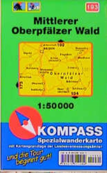 Kompass Karten, Mittlerer Oberpfälzer Wald: Mit Kurzführer und Radwegen. 1:50000 (KOMPASS Wanderkarte) Leisure, Home & Garden