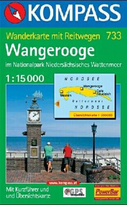 Wangerooge: Mit Kurzführer. 1:15000 (KOMPASS Wanderkarte) Maps & Plans