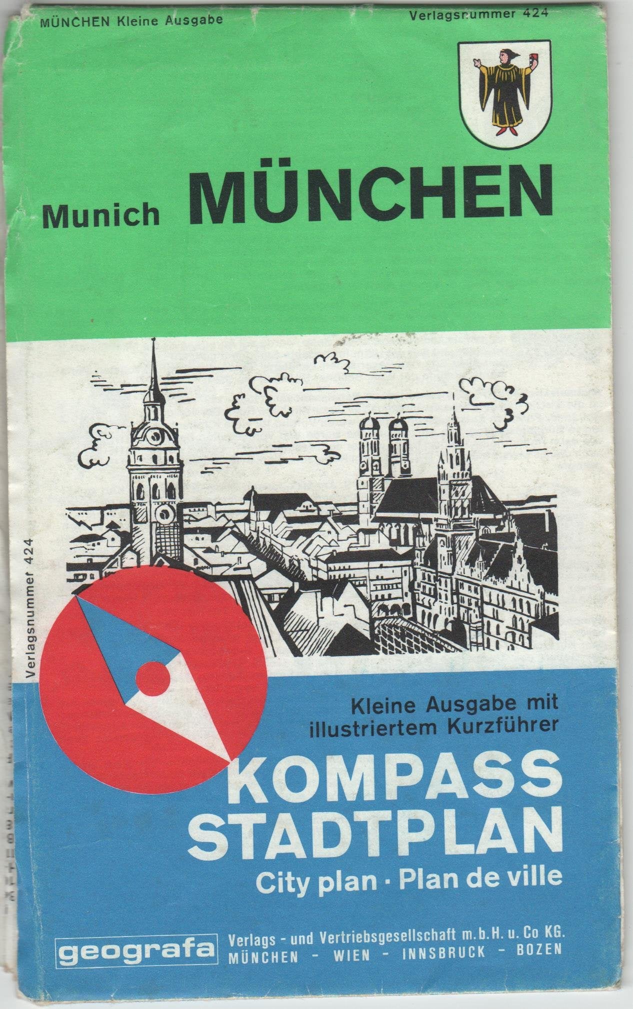 München: Grosse Ausgabe. Mit Aussenbezirken. 1:22500 (KOMPASS Stadtplan) Maps & Plans
