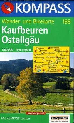 Kompass Karten, Kaufbeuren, Ostallgäu: Mit Kurzführer und Radwegen. 1:50000 (KOMPASS Wanderkarte) Leisure, Home & Garden