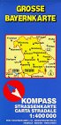 Kompass Karten, Große Bayernkarte: 1:400000 (KOMPASS Autokarte) Maps & Plans