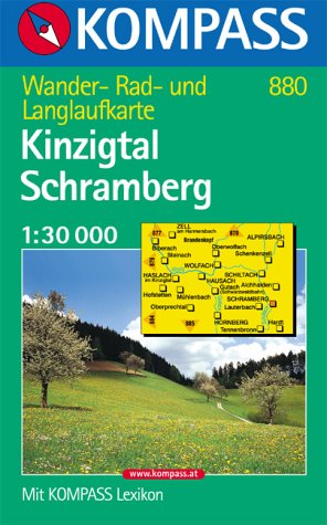 Kinzigtal /Schramberg /Hornberg: Mit Kurzführer, Radwegen und Loipen. 1:30000 (KOMPASS Wanderkarte) Maps & Plans