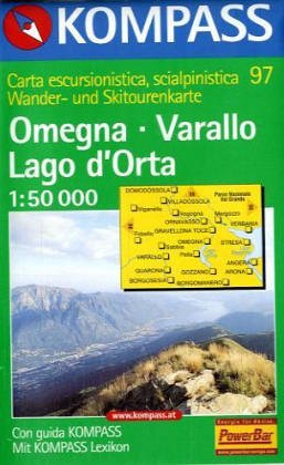 Omegna /Varallo /Lago d'Orta: Mit Kurzführer und alpinen Skirouten. Dt. /Ital. 1:50000 (KOMPASS Wanderkarte) Leisure, Home & Garden