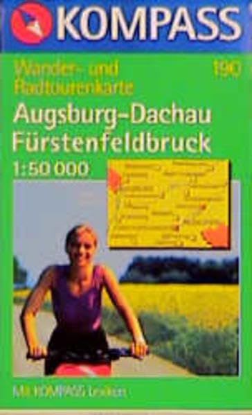 Kompass Karten, Augsburg, Dachau, Fürstenfeldbruck: Mit Kurzführer und Radwegen. 1:50000 (KOMPASS Wanderkarte) Leisure, Home & Garden