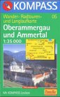 Oberammergau und Ammertal: Mit Kurzführer und Radwegen. 1:35000 (KOMPASS Wanderkarte) Maps & Plans