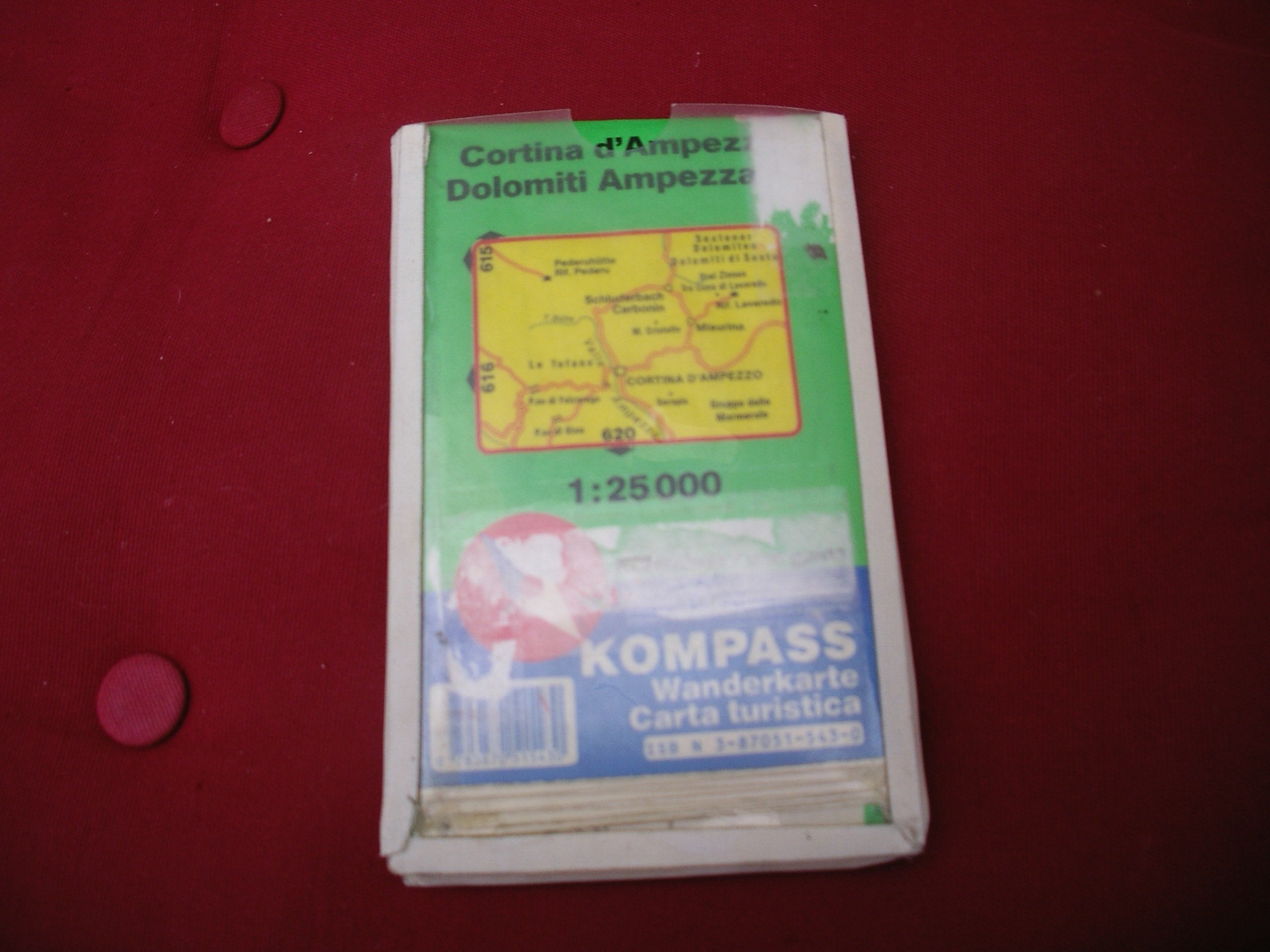 Kompass Karten, Cortina d' Ampezzo, Dolomiti Ampezzane: Mit Kurzführer. Dt. /Ital. 1:25000 (KOMPASS Wanderkarte) Leisure, Home & Garden