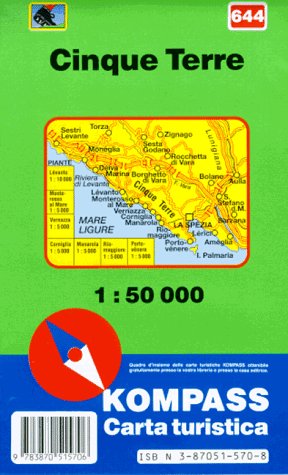Kompass Karten, Cinque Terre: Mit Kurzführer. Dt. /Ital. 1:50000 (KOMPASS Wanderkarte) Leisure, Home & Garden