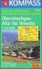 Obervinschgau /Alta Val Venosta: Mit Kurzführer, alpinen Skirouten und Radrouten. Dt. /Ital. 1:35000 (KOMPASS Wanderkarte) Leisure, Home & Garden