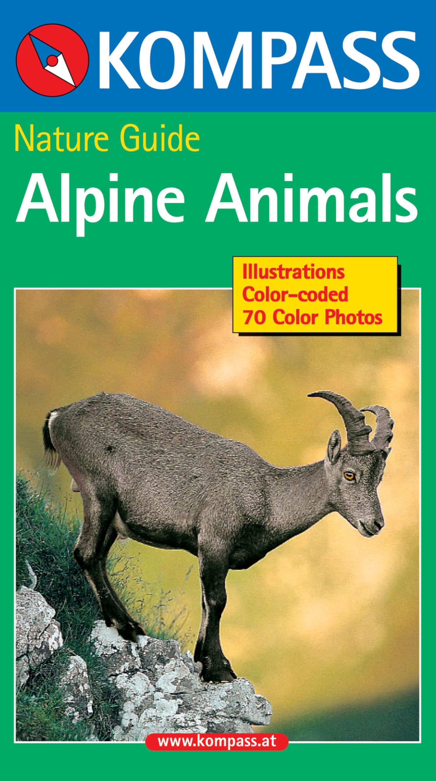 KOMPASS Naturführer Alpine Animals: Englische Ausgabe Leisure, Home & Garden