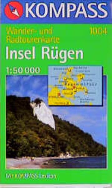 Insel Rügen: Mit Kurzführer und Radwegen. 1:50000 (KOMPASS Wanderkarte) Maps & Plans