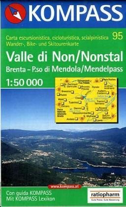 Valle di Non / Nonstal 1 : 50 000. book