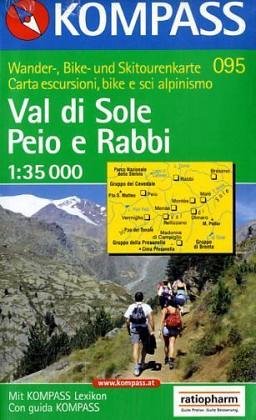 Val di Sole: Italienische Ausgabe. Mit alpinen Skirouten. 1:35000 (KOMPASS Wanderkarte) Maps & Plans