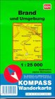 Kompass Karten, Brand und Umgebung (Nr.021): Mit Kurzführer, Radwegen und alpinen Skirouten. 1:25000 (KOMPASS Wanderkarte) Maps & Plans