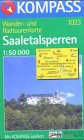 Saaletalsperren: Mit Kurzführer und Radwegen. 1:50000 (KOMPASS Wanderkarte) Maps & Plans