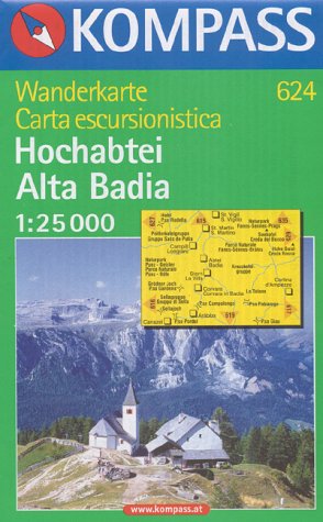 Kompass Karten, Hochabtei, Alta Badia: Mit Kurzführer. 1:25000 (KOMPASS Wanderkarte) Leisure, Home & Garden