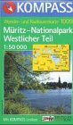Müritz-Nationalpark: Mit Kurzführer und Radwegen. 1:50000 (KOMPASS Wanderkarte) Maps & Plans