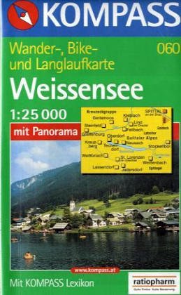 Weissensee: Mit Kurzführer, Radrouten, Loipen, Panoramakarte. 1:25000 (KOMPASS Wanderkarte) Leisure, Home & Garden