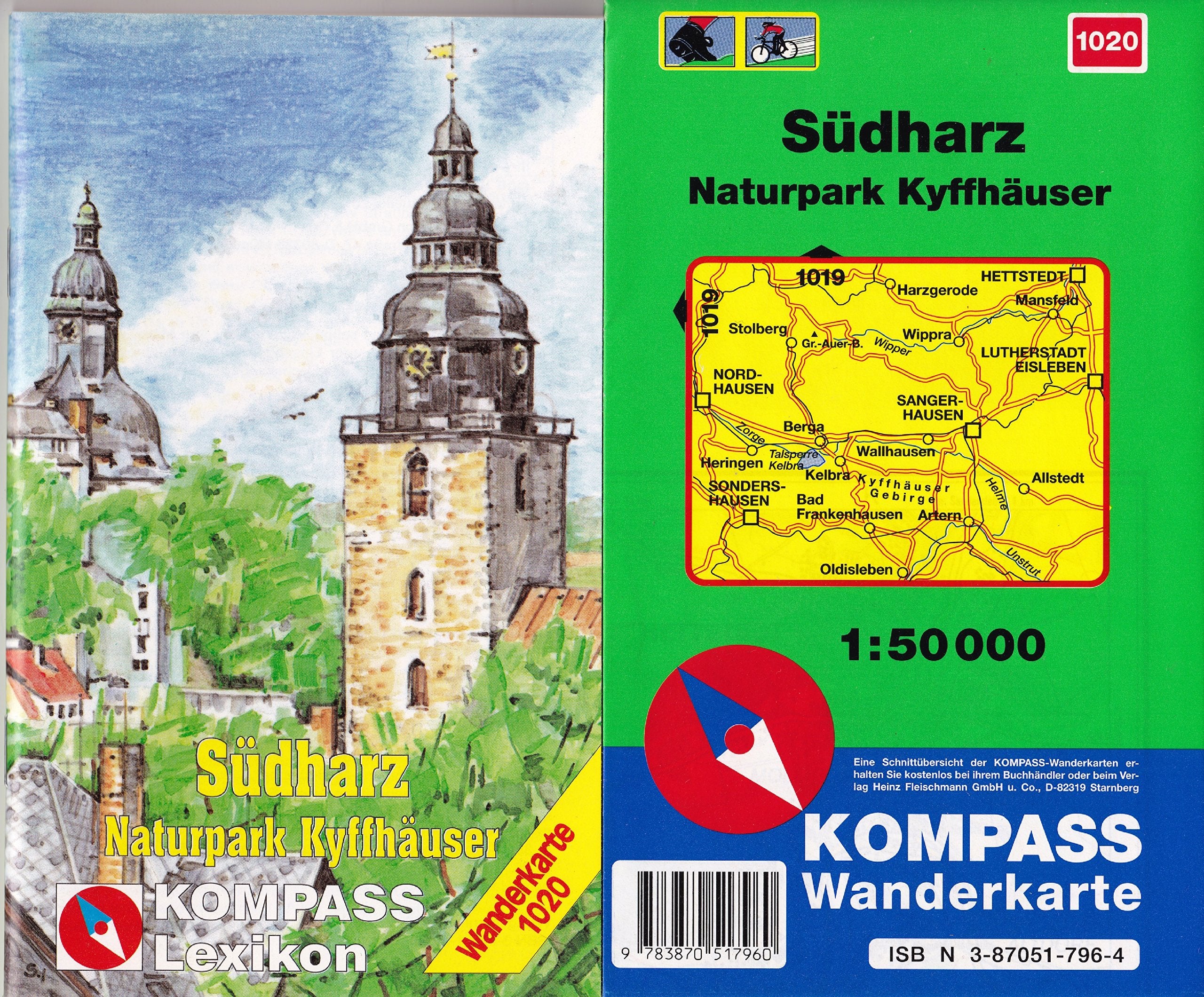 Südharz / Naturpark Kyffhäuser 1 : 50 000. book