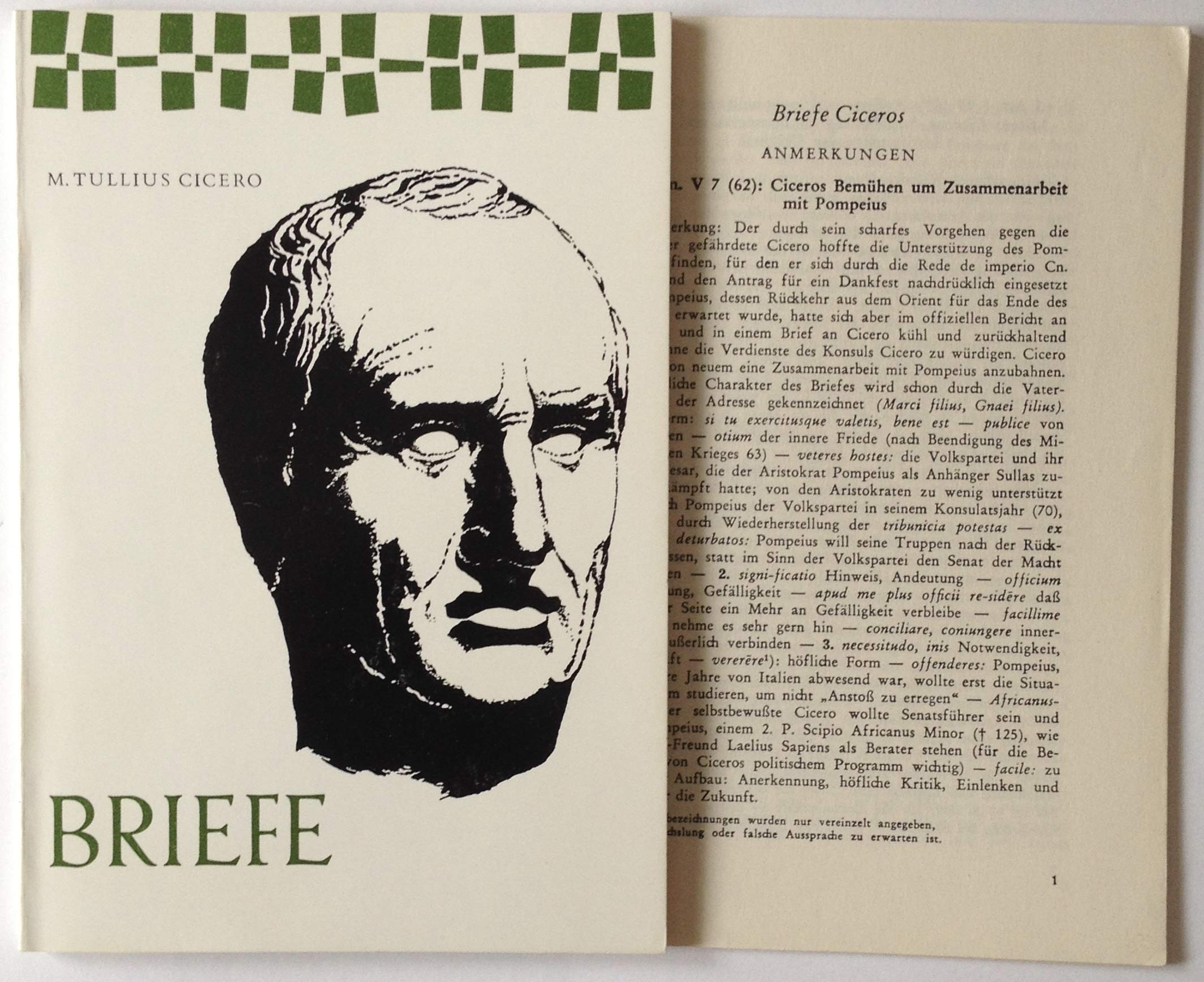 Briefe.: 25 Briefe aus den Sammlungen ad ATT., ad fam., ad Quintum fr. (Am Born der Weltliteratur / Reihe B) Essays & Short Stories