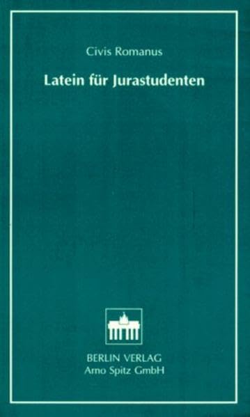 Latein für Jurastudenten Law