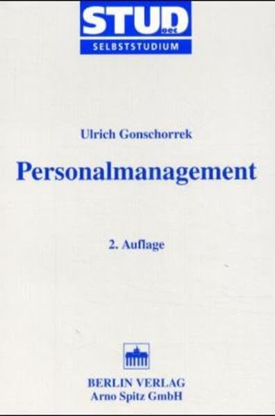 Personalmanagement (Stud. oec. Selbststudium) Law Books