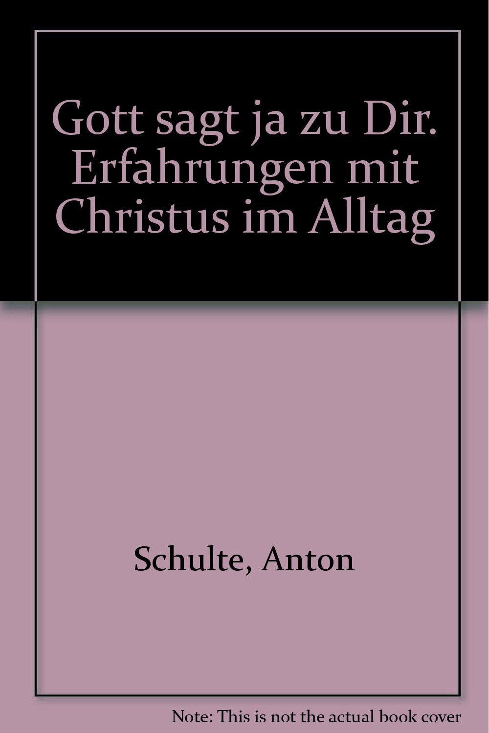 Gott sagt ja zu Dir: Erfahrungen mit Christus im Alltag (TELOS - Taschenbücher) Books