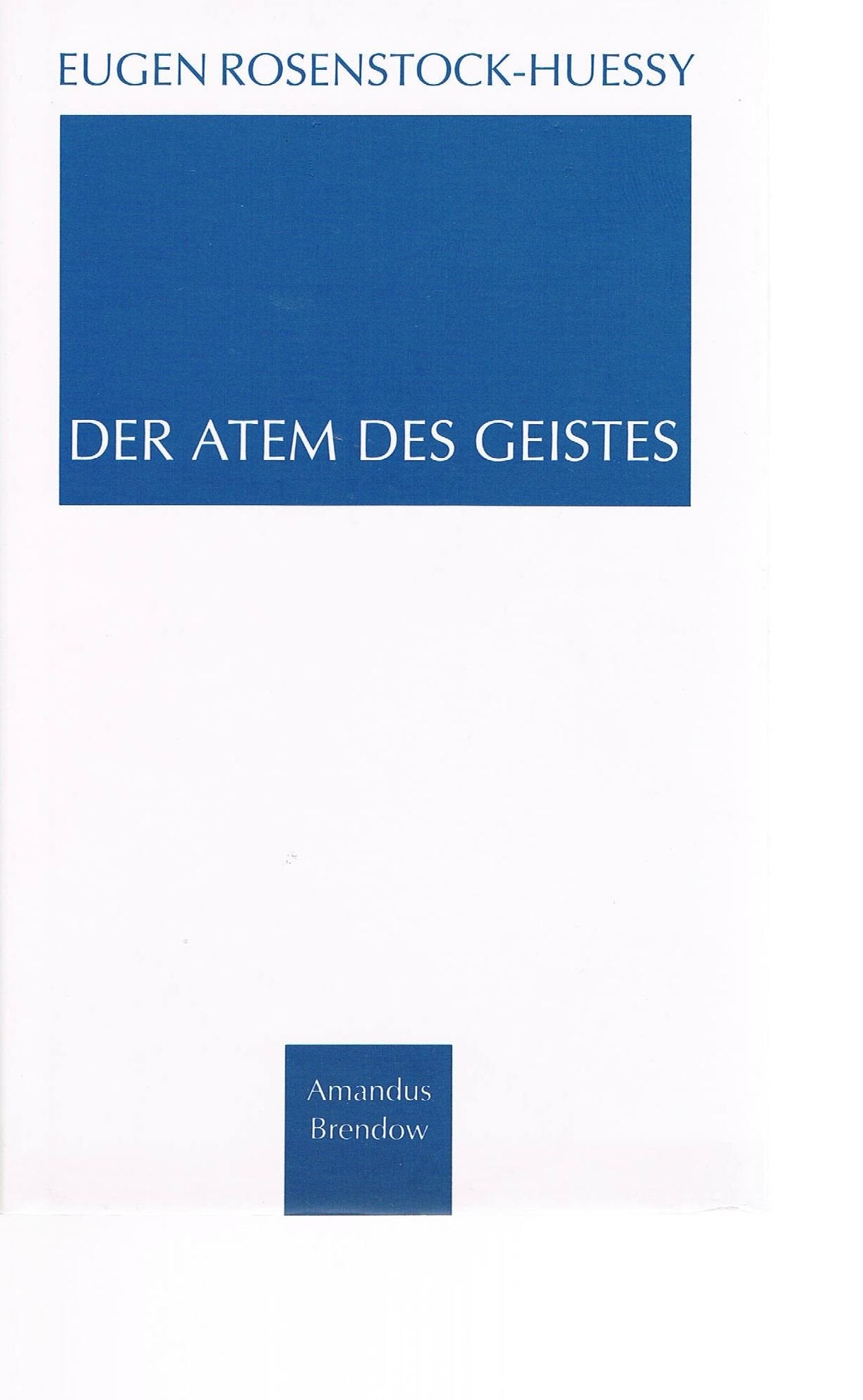 Der Atem des Geistes Philosophy